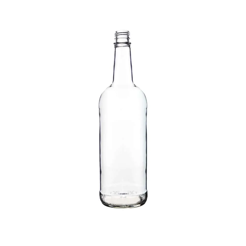 1 L Round 28-350 Tamper Evident Spirits Bottle — 934M8A