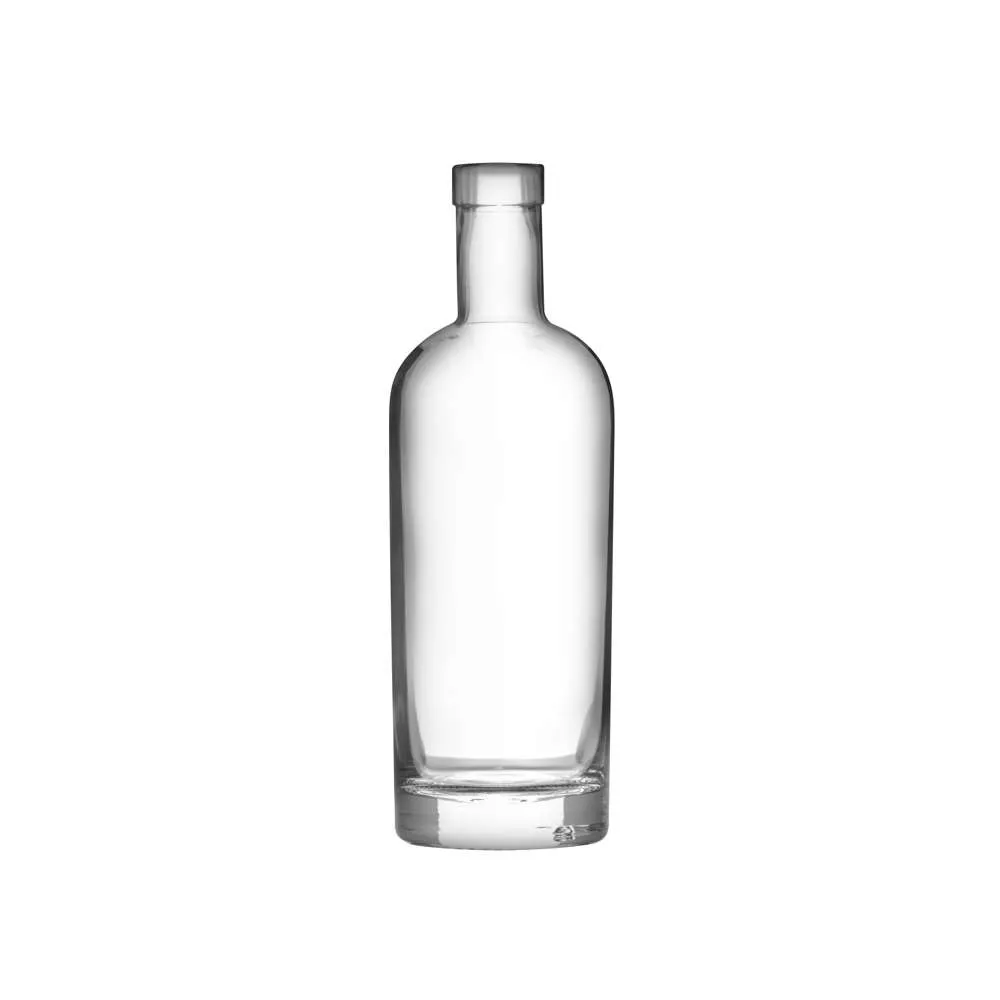 750 mL Round 21.5 mm Bar Top Cape Cod Spirits Bottle — SX2820P in extra flint glass