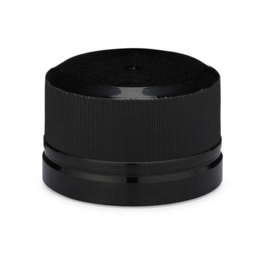 28-350 Tamper Evident DS-LOK Linerless Polypropylene Closure — Black