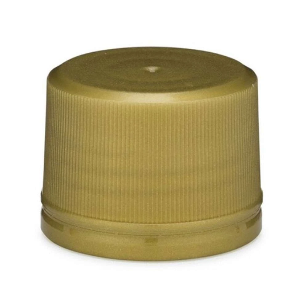 33-360 Tamper Evident Linerless Polypropylene Closure — Gold