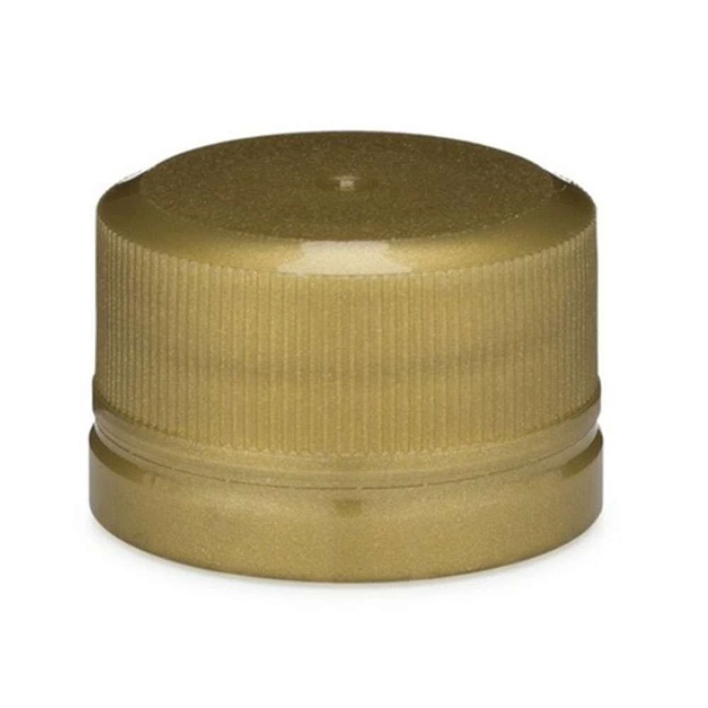28-350 Tamper Evident DS-LOK Linerless Polypropylene Closure — Gold