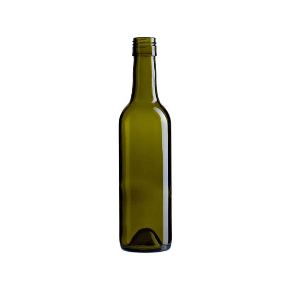 375 mL Bordeaux 30x60 Screw Cap Wine Bottle — Antique Green — 5205