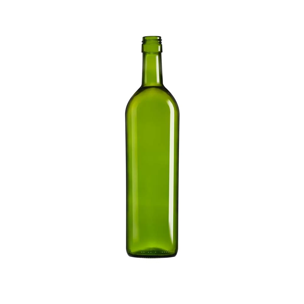 750 mL Bordeaux Lightweight 30x60 Screw Cap Wine Bottle — Champagne Green — 8675