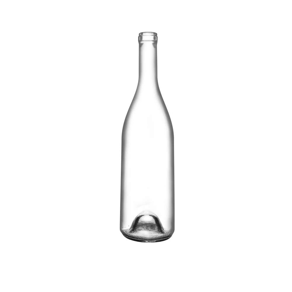 750 mL Burgundy 28.9 mm Cork Wine Bottle — Flint — 9362158