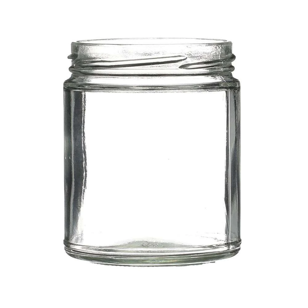 9 oz Straight Sided Jar 70-400 Continuous Thread — Flint