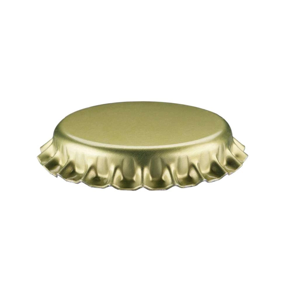 26 mm Pry Crown Oxygen Barrier Metal Closure — Gold