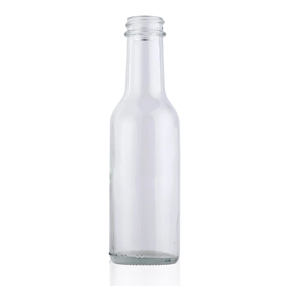5 oz Woozy 28-400 Continuous Thread Food Glass Bottle — Flint