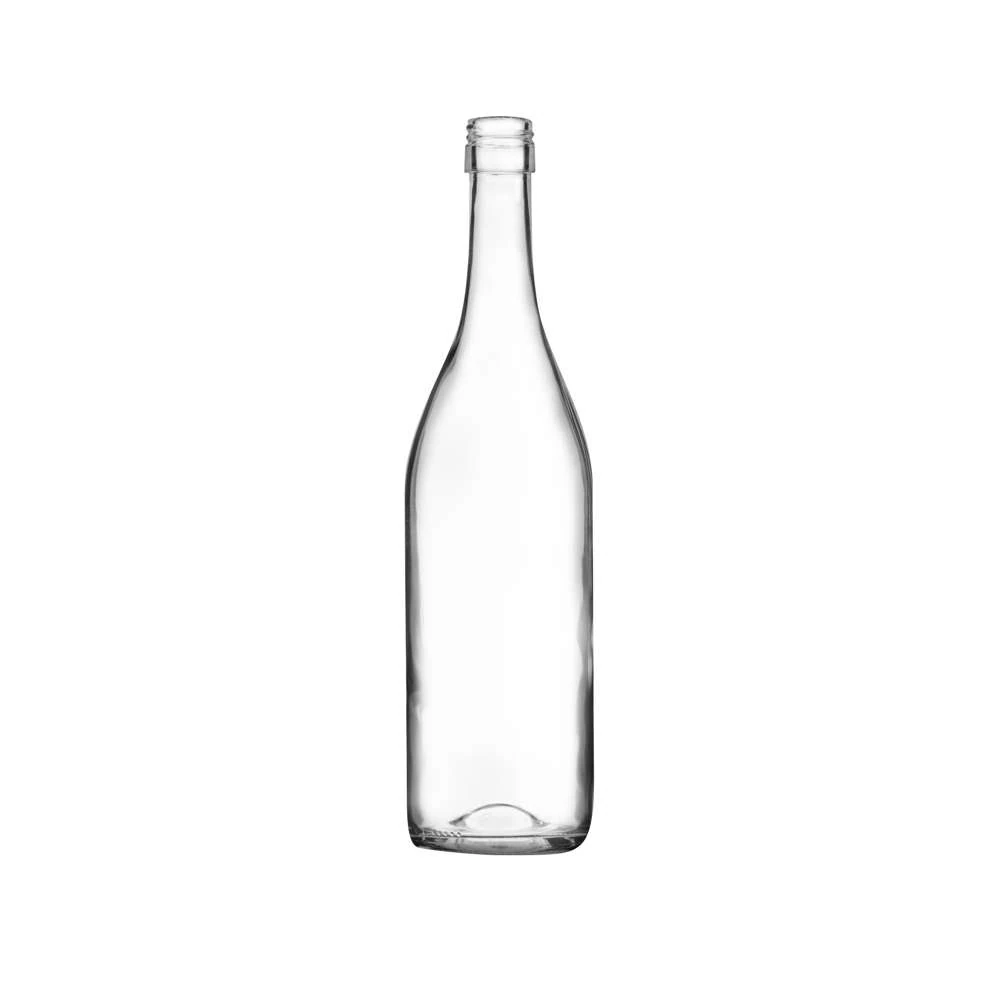 750 mL Burgundy Lightweight 30x60 Screw Cap Wine Bottle — Flint — 8865 — 400250495