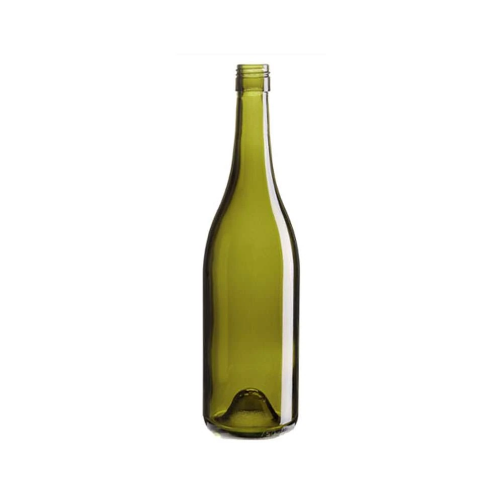 750 mL Burgundy 30x60 Screw Cap Wine Bottle — Antique Green — SX6512