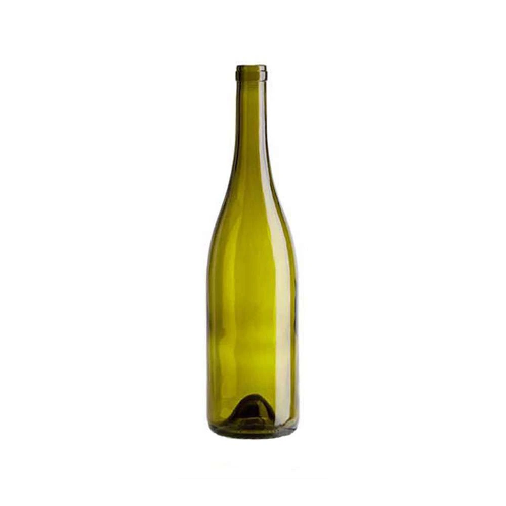 750 mL Burgundy 28.9 mm Cork Wine Bottle — Antique Green — 5683