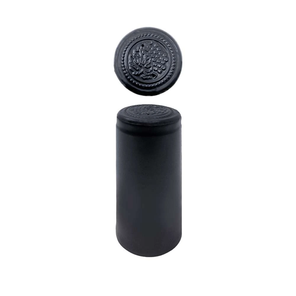 28.8 mm x 55 mm Polylaminate Capsule Closure — Black