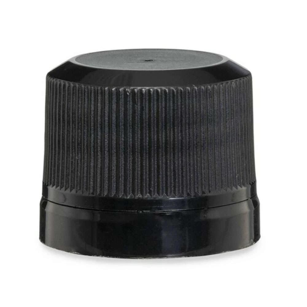 18-400 Tamper Evident DS-LOK Linerless Polypropylene Closure — Black