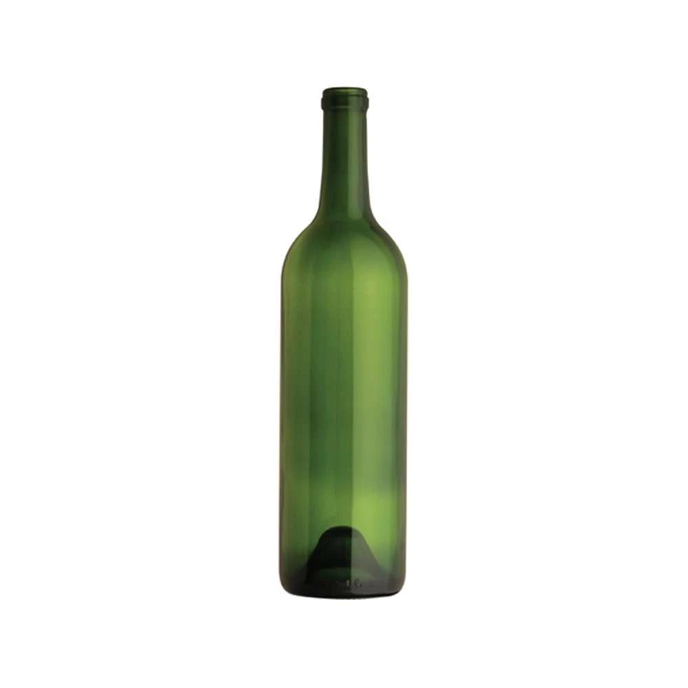 750 mL Bordeaux 28.9 mm Cork Wine Bottle — Champagne Green — WP501829