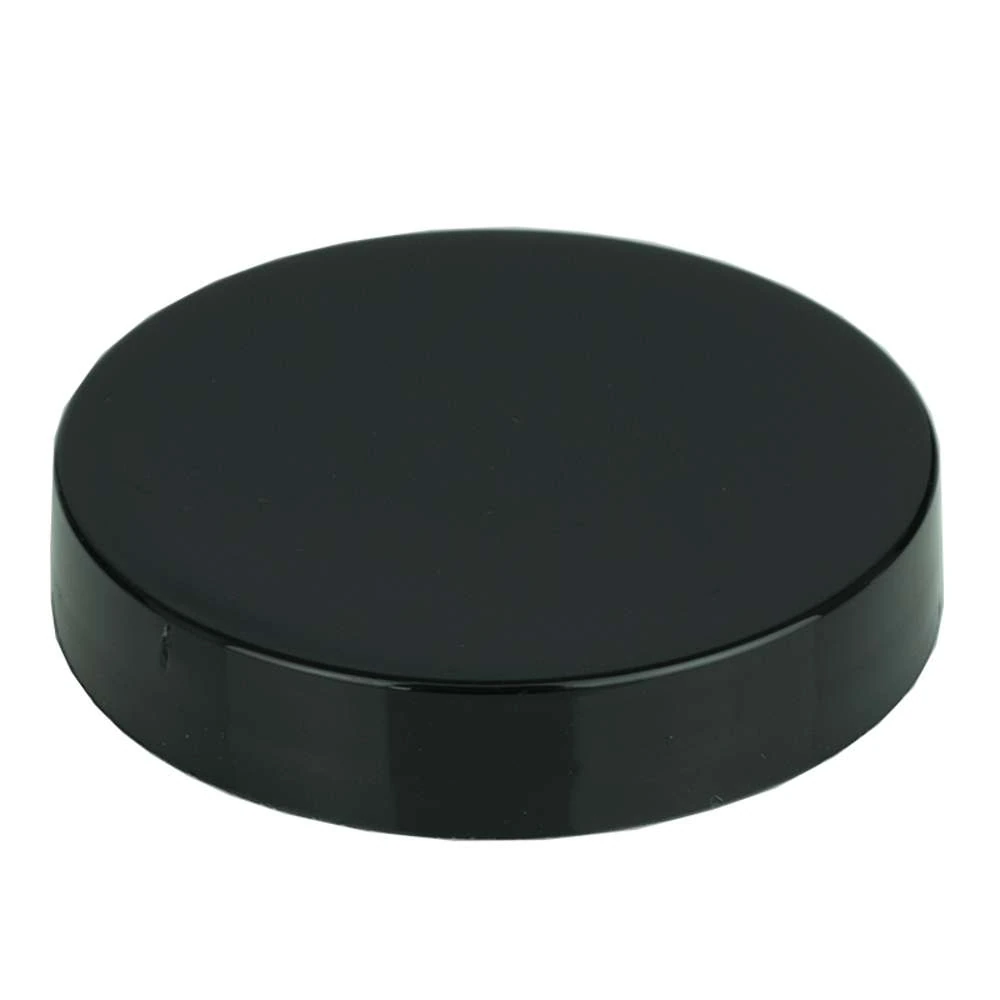70-400 Continuous Thread Smooth PE Foam Polypropylene Closure — Black