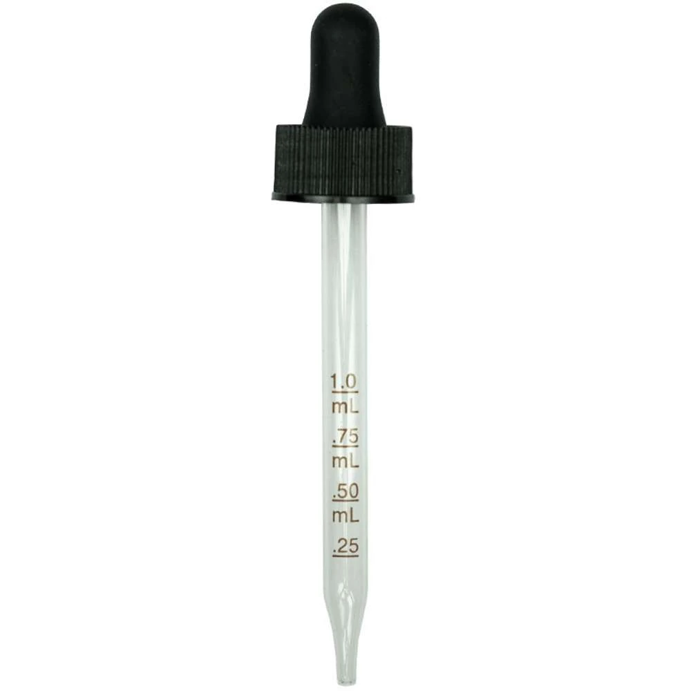 20-400 Continuous Thread 91mm Dropper Linerless Polypropylene Closure — Black