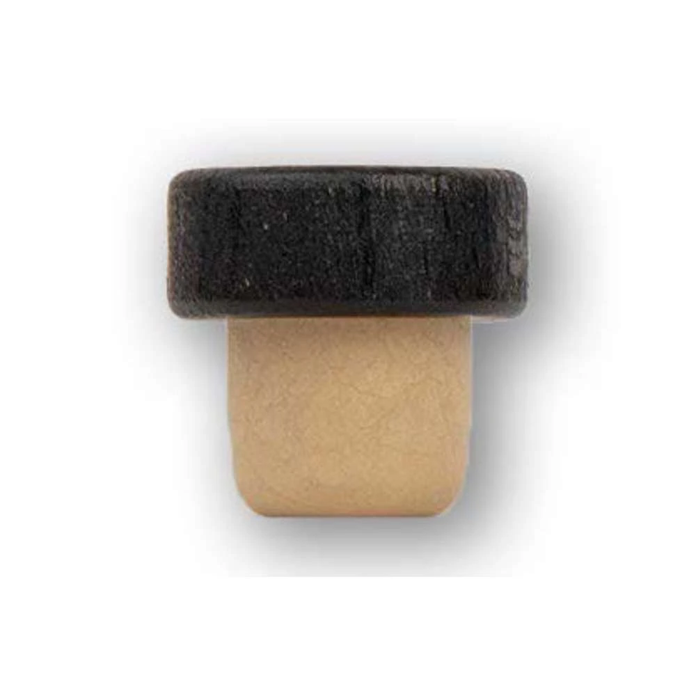 22.7 mm Bar Top Synthetic Co-Injected Wood Closure — Black