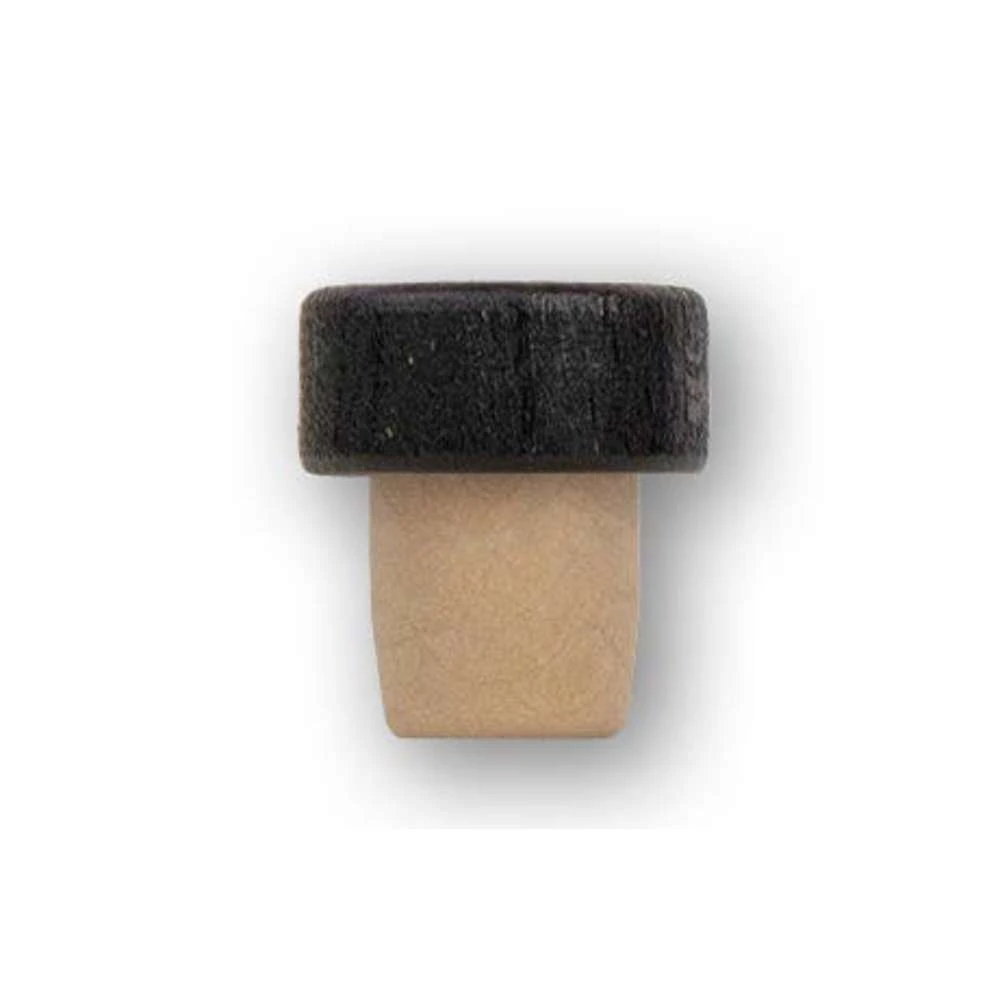 19.5 mm Bar Top Synthetic Co-Injected Wood Closure — Black