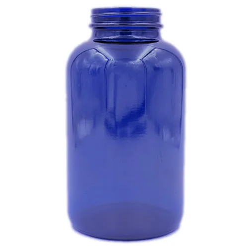 625 cc Cobalt Blue Wide Mouth Glass Packer