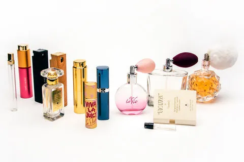 Glass Fragrance Bottles with Bulb Atomizers