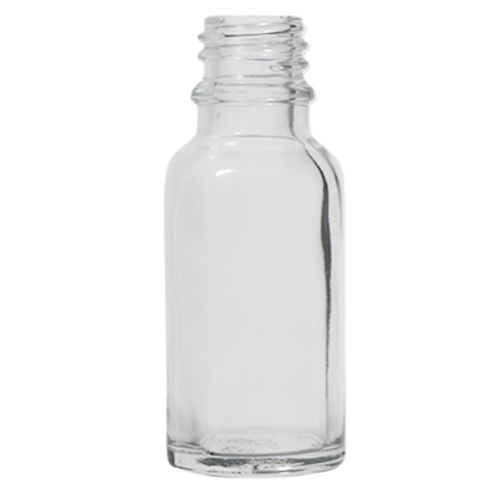 Flint Euro Round Glass Bottles — Silver Spur
