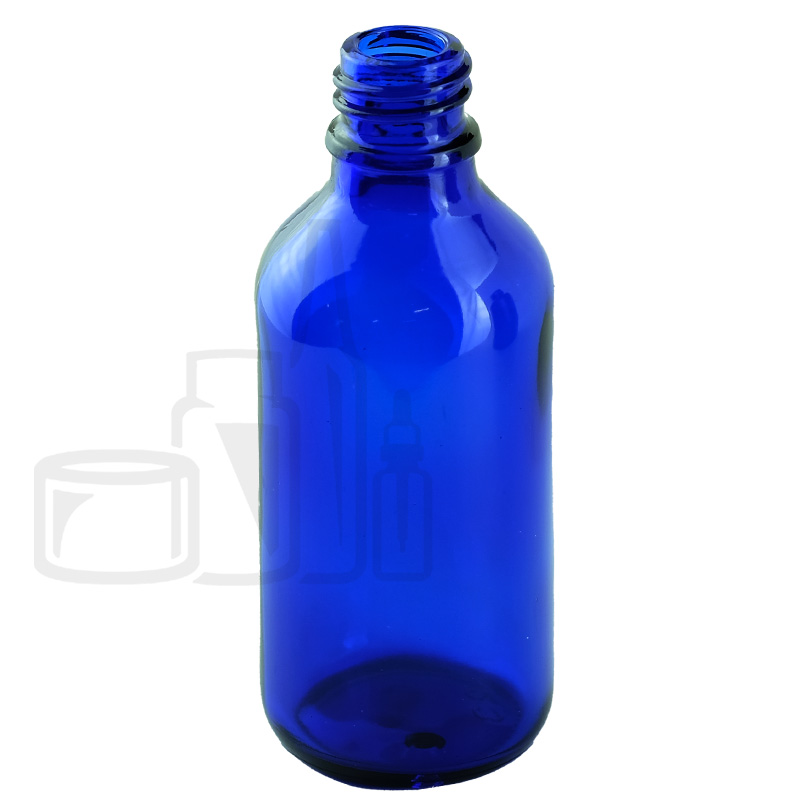 60 mL Cobalt Blue Euro Round Glass Bottle — Z603-S