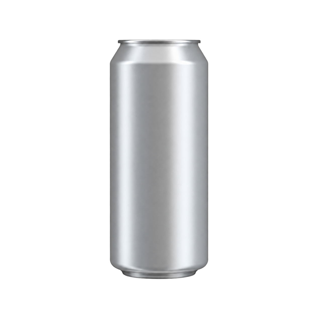 16 oz Standard BPANI Gen 2 Brite Aluminum Can — Silver