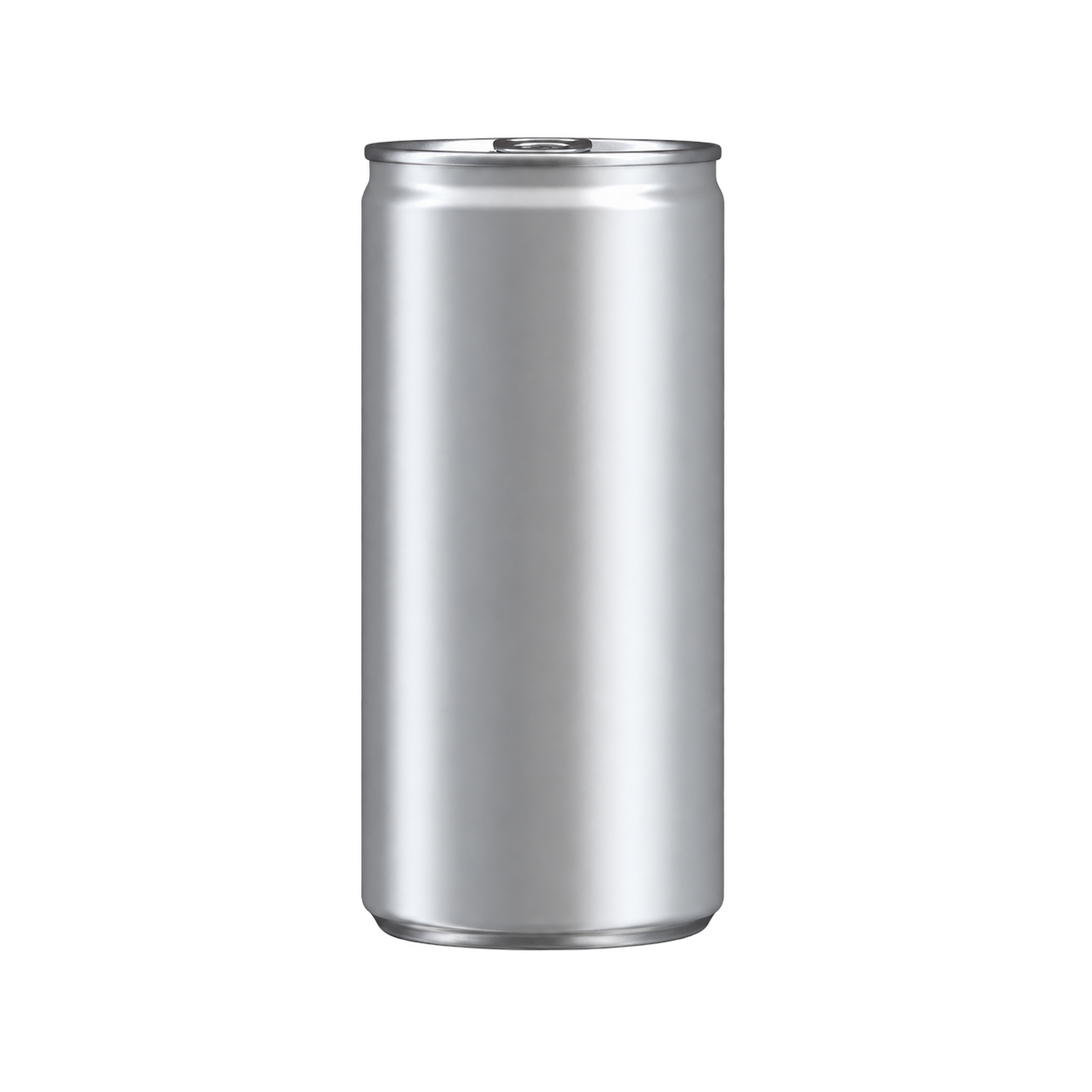 250 mL Global BPANI Gen 2 Brite Aluminum Can — Silver