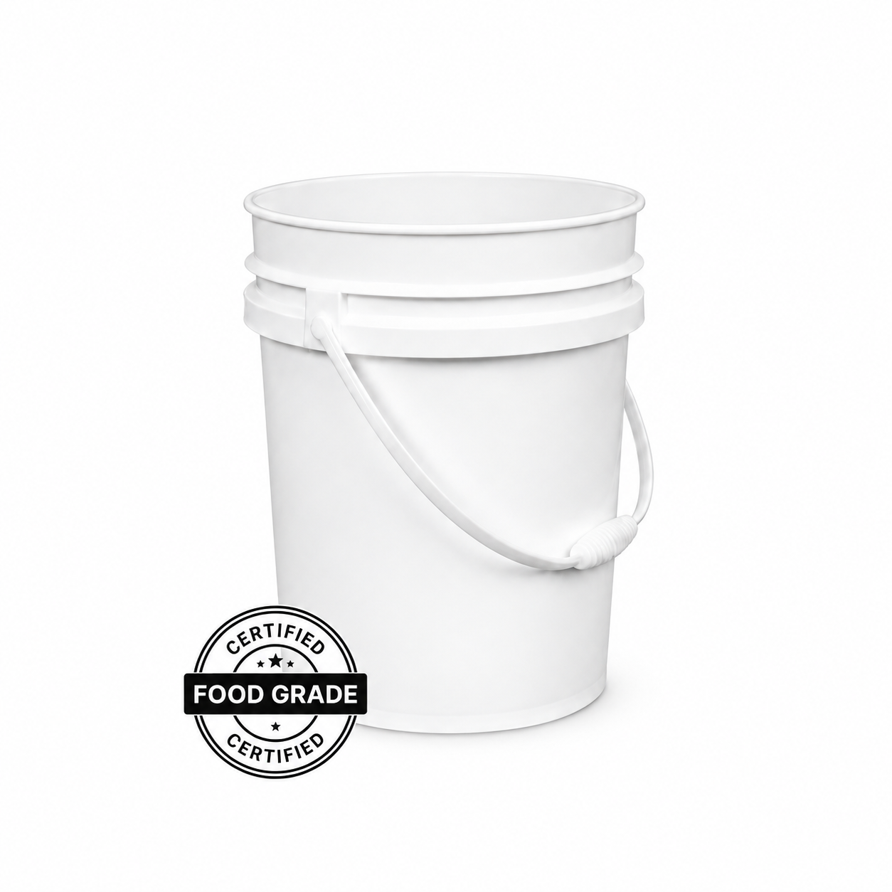 5 Gallon Food-Grade HDPE Pails