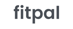 Fitpal brand logo text in dark gray lowercase letters on a white background.