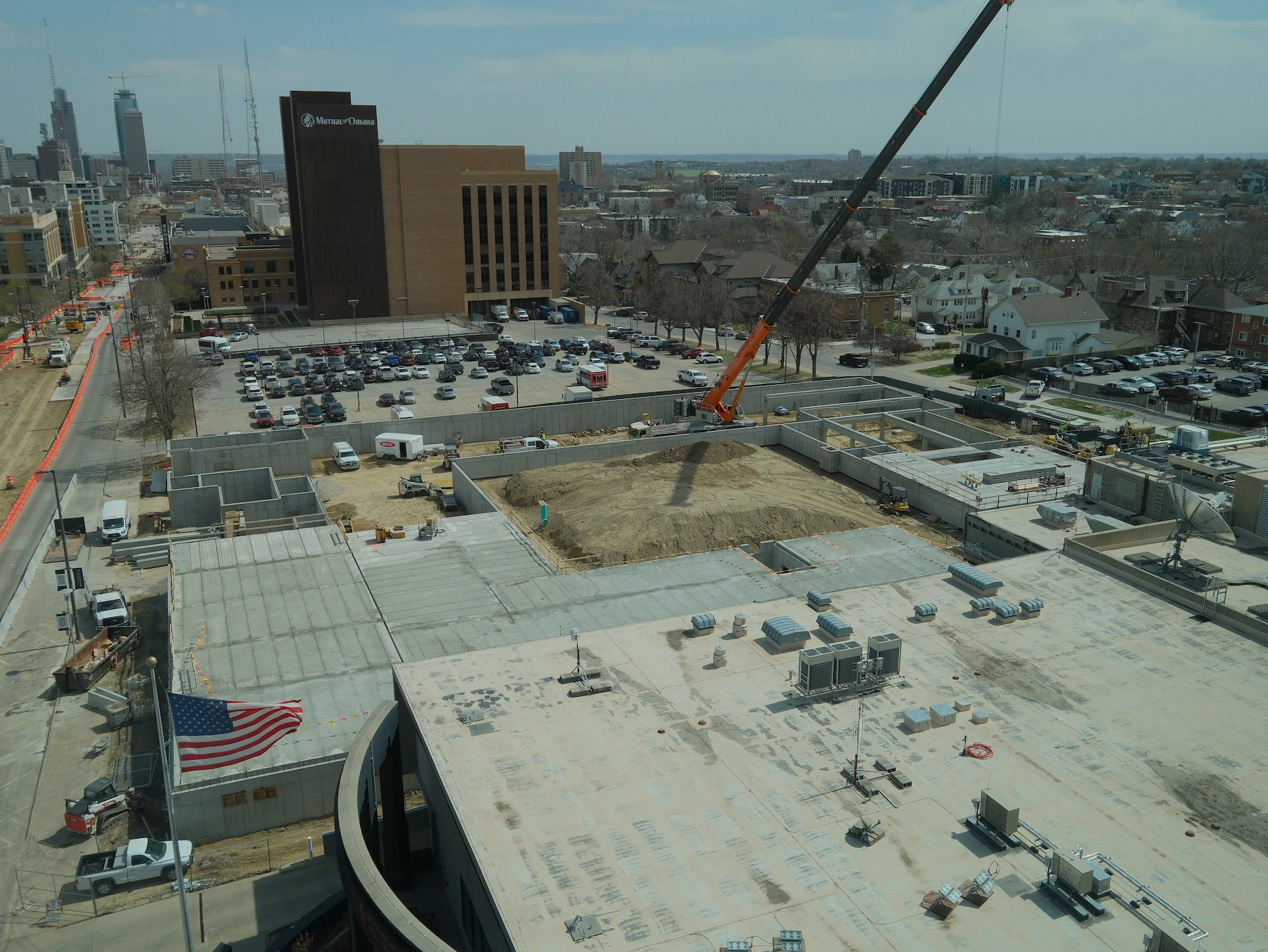 Construction Progress Carnac Apartments Blackstone District Omaha Nebraska