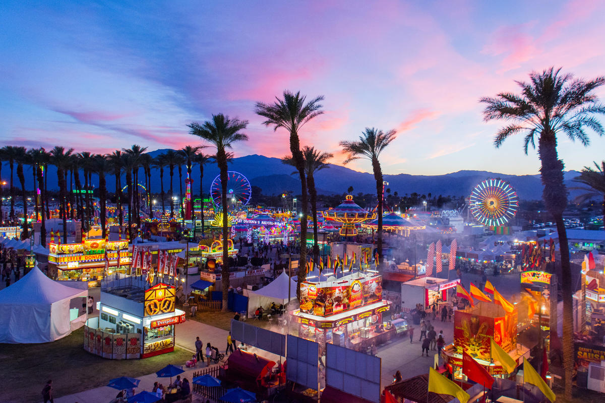The city of Indio, CA date festival.