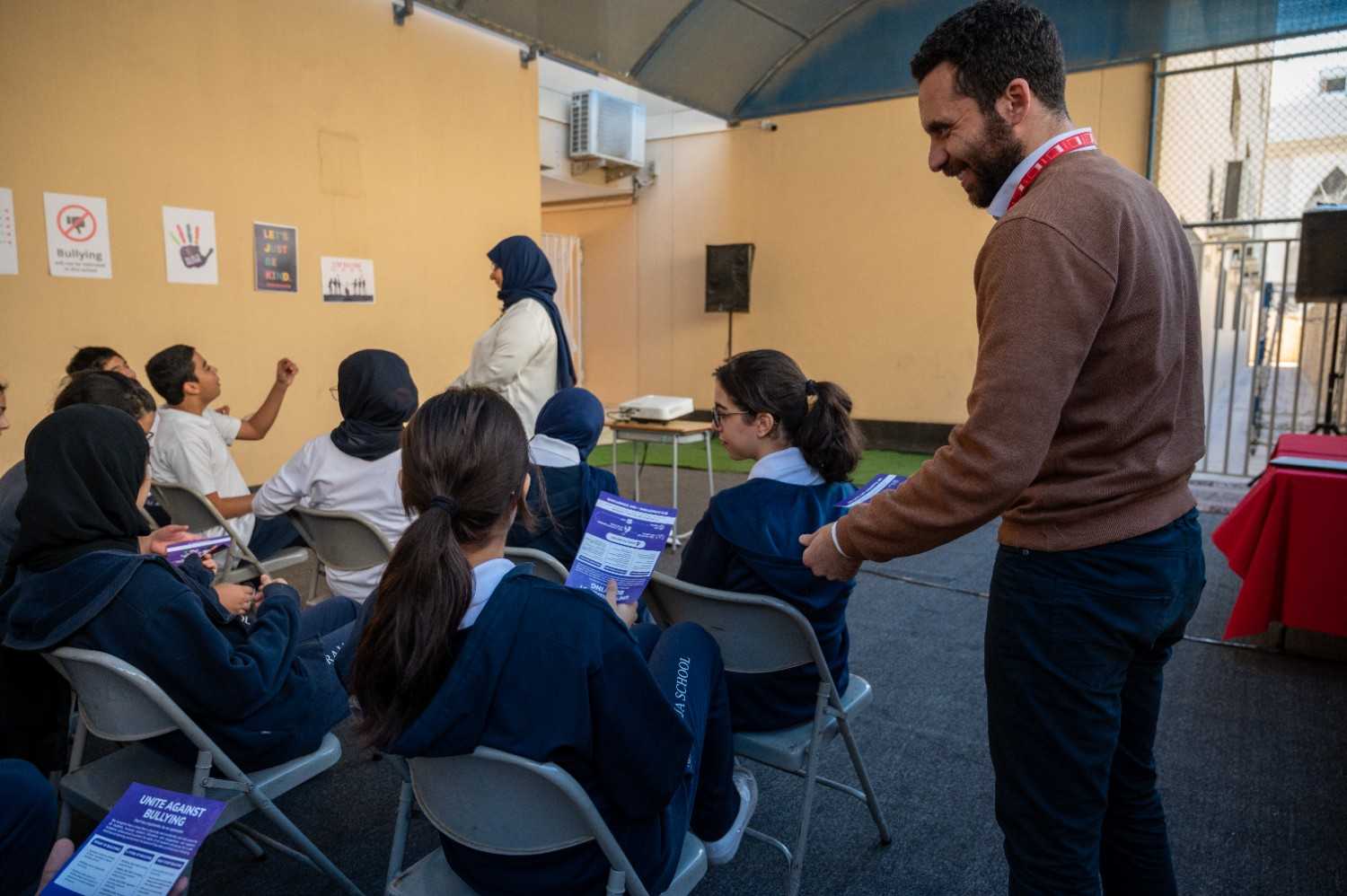 image of a team meeting (for a medical clinic)