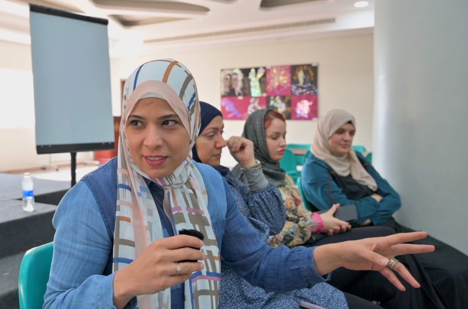 image of a team meeting (for a medical clinic)