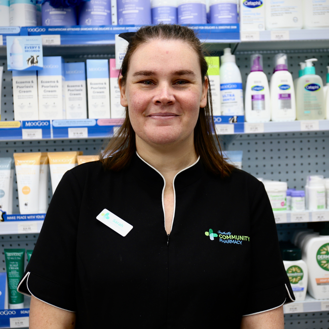 Sarah, Assistant Manager, at Southcity Community Pharmacy