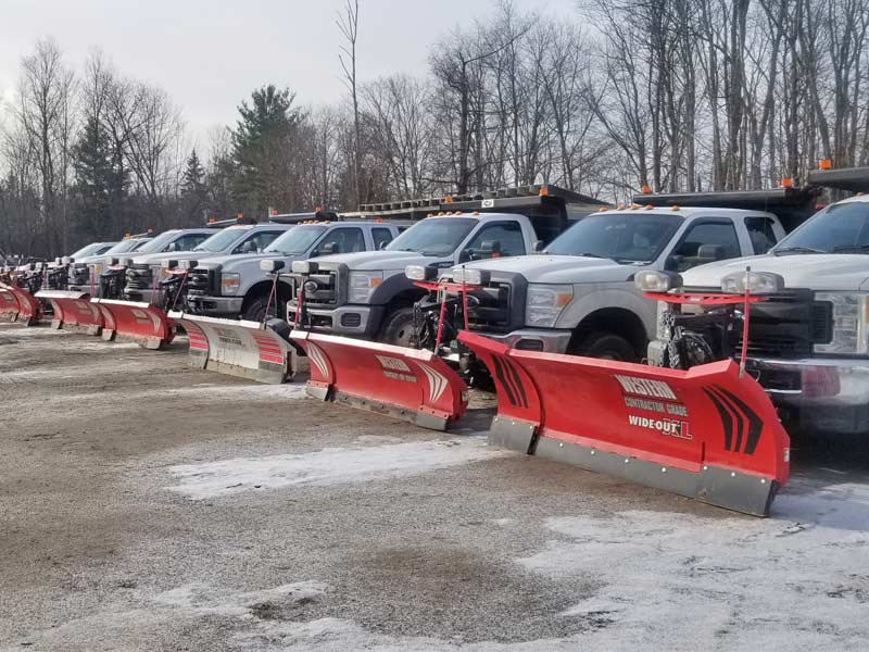 truck fleet ready for winter services