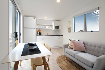 Kitchen & Dining - The Norfolk Rental Cabin