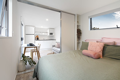 Bedroom - The Norfolk Rental Cabin