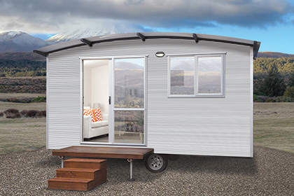 The Wade 4.8m x 2.4m portable rental cabin