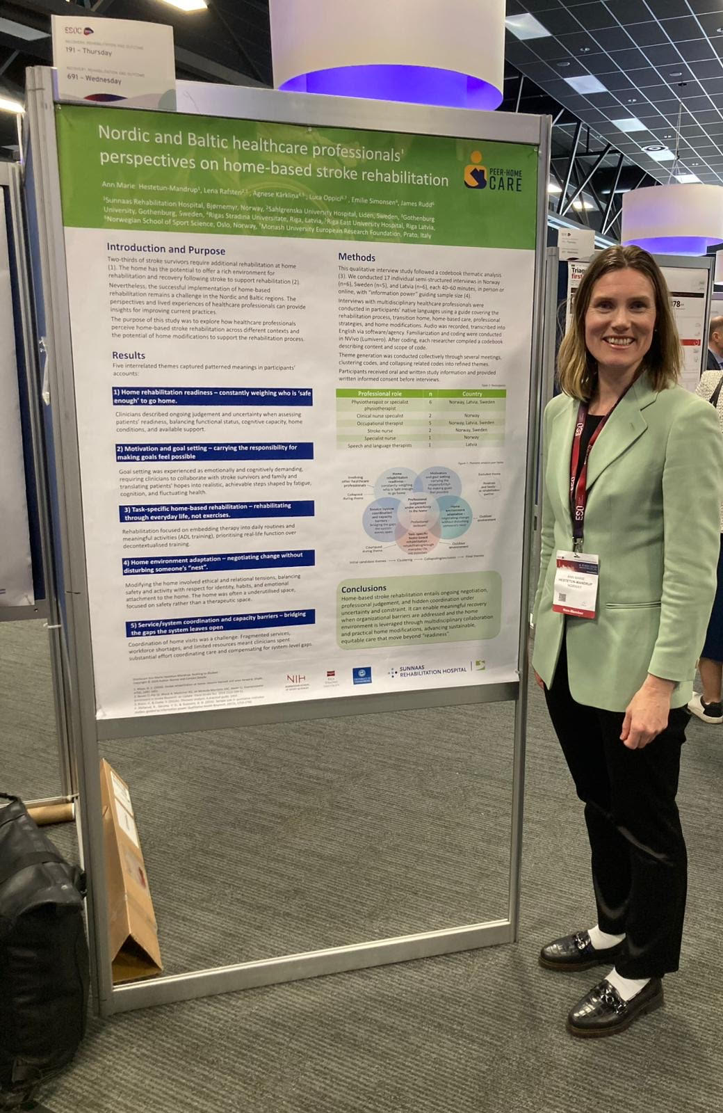 An overview of the teams visit to the European Stroke Organisation Conference 2026