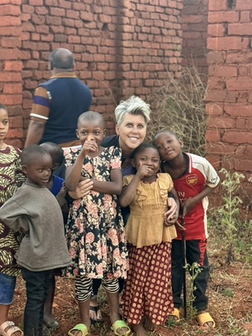 Students and teachers in Tanzania