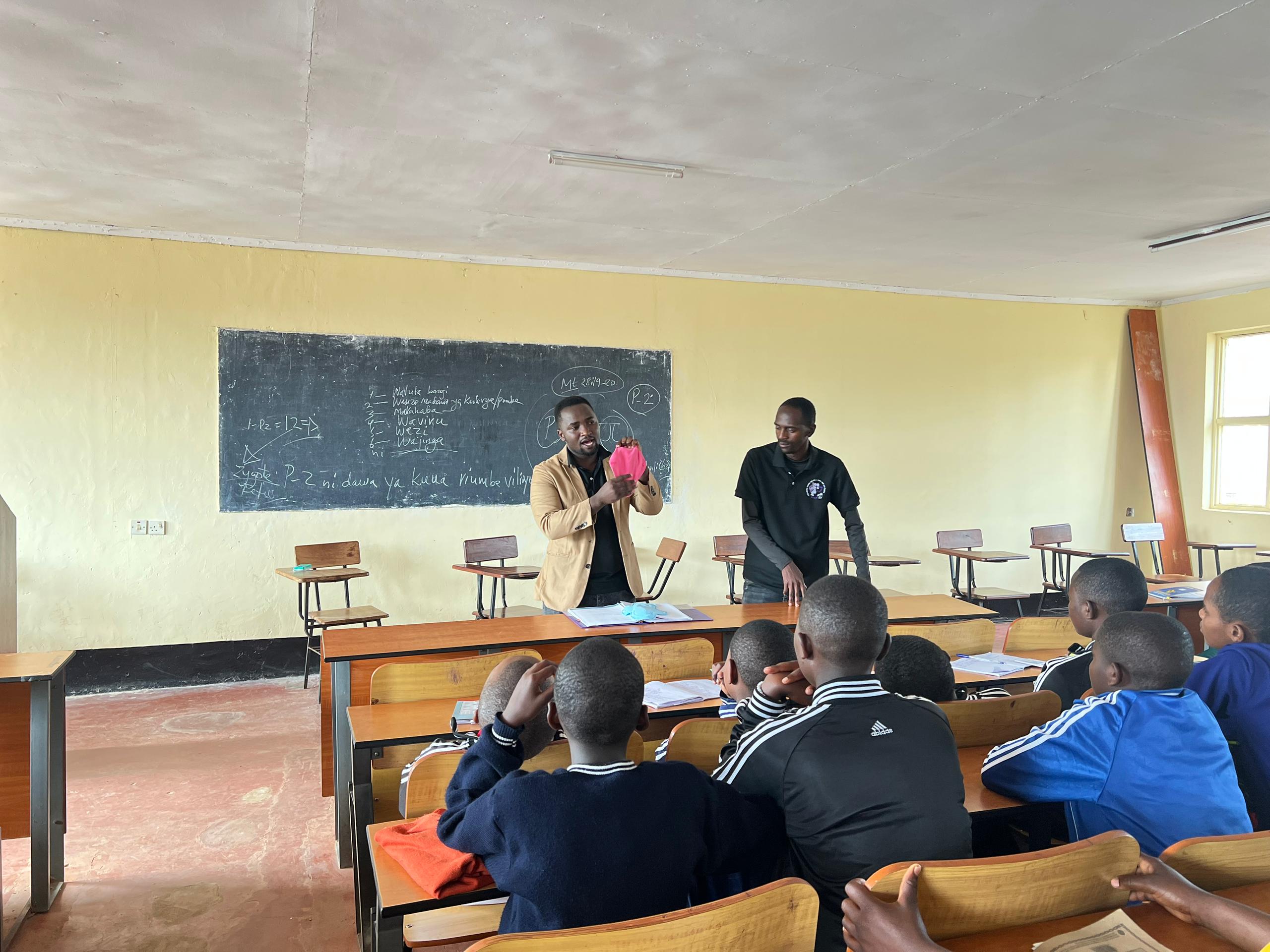 A girl learning