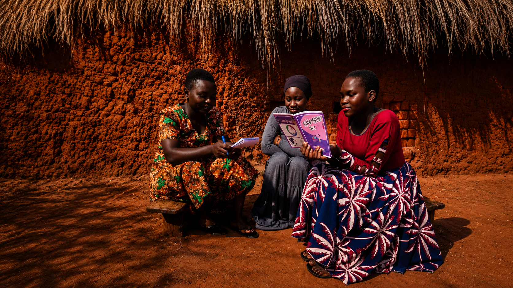 Women teaching and learning together