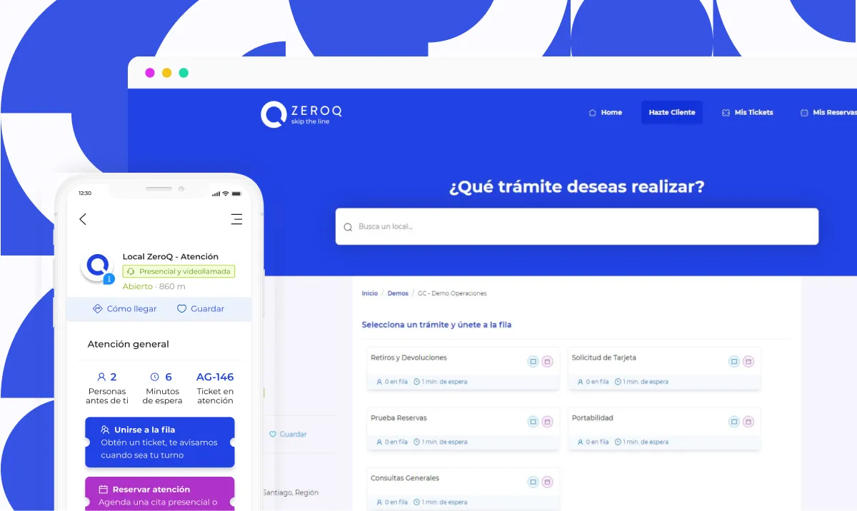 Soluciones que digitalizan el sistema de gestión de filas