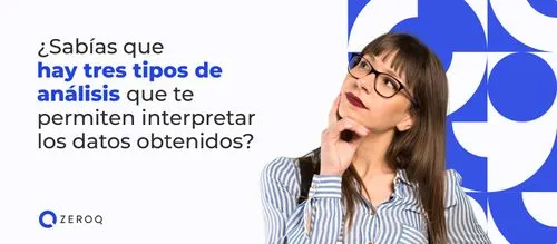 ¿Conocías que hay 3 tipos de análisis para interpretar los datos obtenidos?