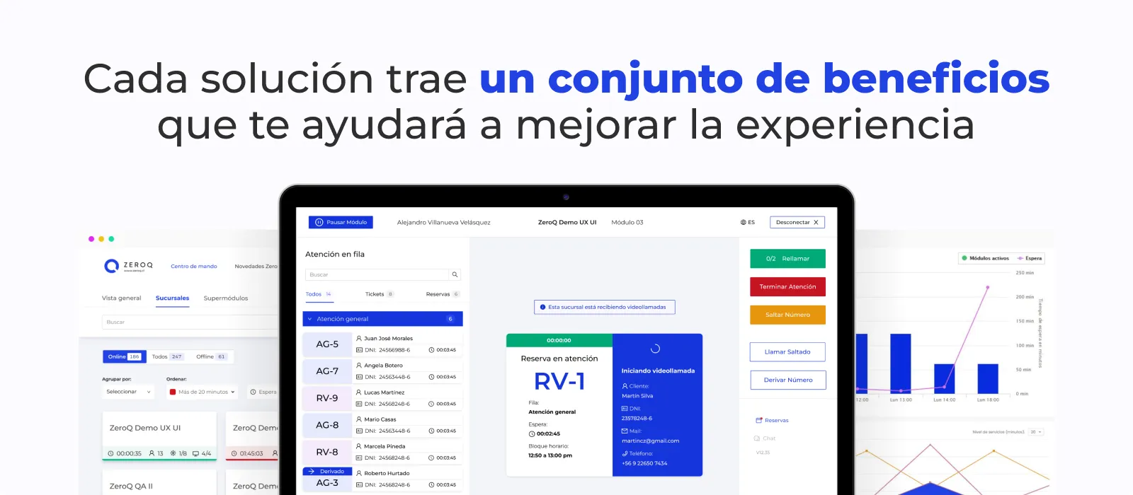 Cada solución trae un conjunto de beneficios que te ayudará a mejorar la experiencia