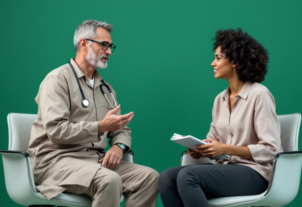 image of a doctor with a patient