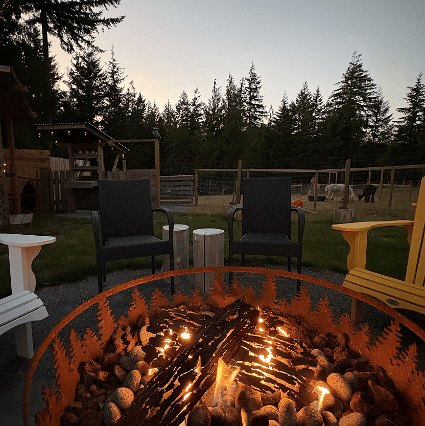 Fire Pit at Dusk