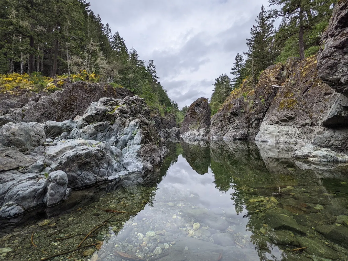 Sooke Potholes natural swimming
