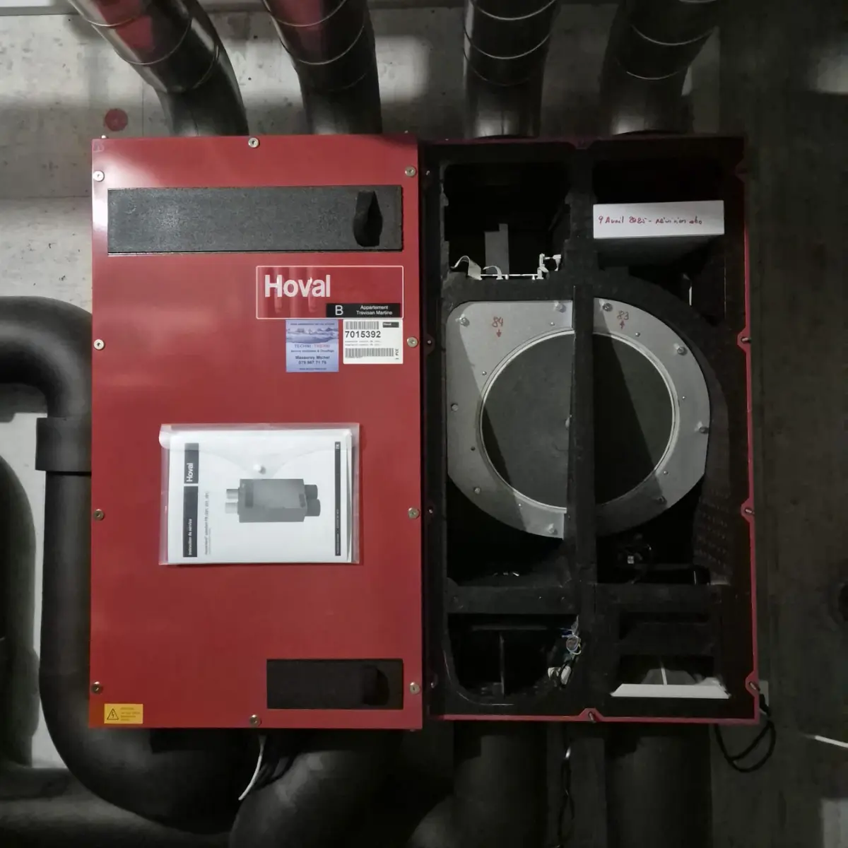 Pompe à chaleur murale sans unité extérieure entretenue par Techni-Therm