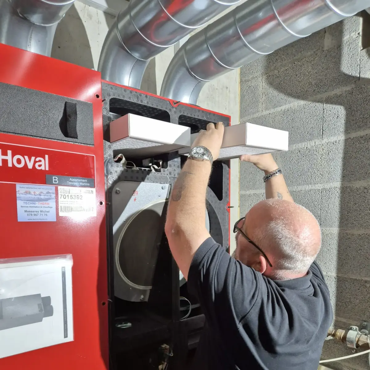 Techni-Therm page présentation équipe CVC Valais